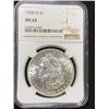 Image 1 : 1904 O MS 63 NGC Morgan Silver Dollar