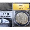 Image 1 : 1899 O MS 61 ANACS Morgan Silver Dollar
