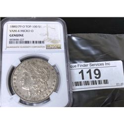 1880/79 O Mint Vam Micro o NGC Morgan $1