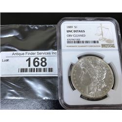 1889 UNC Detail NGC Morgan Silver Dollar