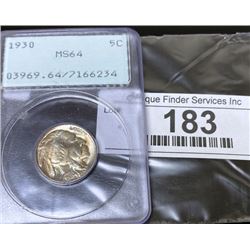 1930 MS 64 OGH Buffalo Nickel