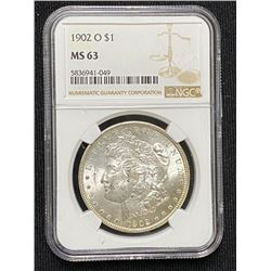 1902 O MS 63 NGC Morgan Silver Dollar