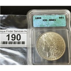 1899 MS 61 Morgan Silver Dollar