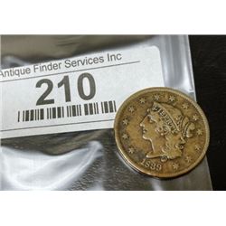 1839 Copper Large Cent