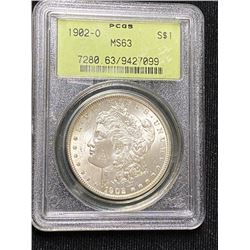 1902 o MS 63 PCGS Morgan Dollar