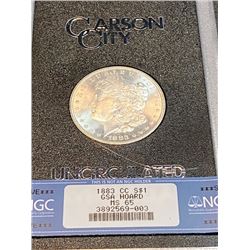 1883 CC GSA Hoard MS 65  Morgan Silver Dollar