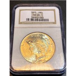 1923 MS 65 NGC SIlver Peace Dollar
