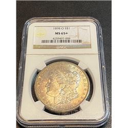 1898 O MS 65+ NGC Morgan Silver Dollar