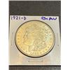 Image 1 : 1921 D CH AU Morgan Silver Dollar