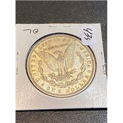 1883 S AU Morgan Silver Dollar