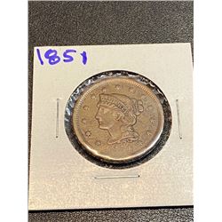 1851 Large Cent