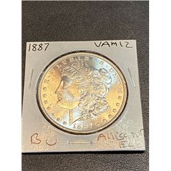 1887 BU Morgan Silver Dollar