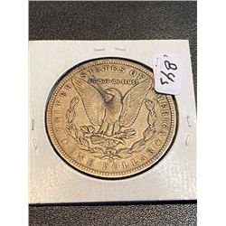 1890 CC Fine Morgan Silver Dollar