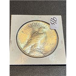 1922 S Silver Peace Dollar