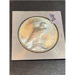 1923 S Silver Peace Dollar