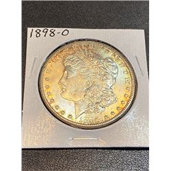 1898 O Morgan Silver Dollar