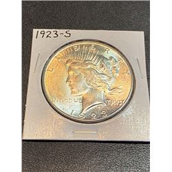 1923 S Silver Peace Dollar