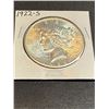 Image 1 : 1922 S Silver Peace Dollar