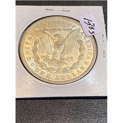 1921 D AU Morgan Silver Dollar