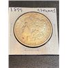 Image 1 : 1899 Cleaned Morgan Silver Dollar