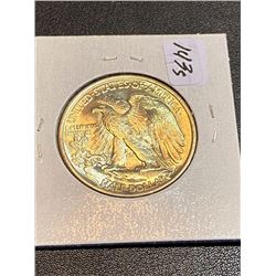 1936 Walking Liberty Silver Half Dollar