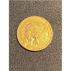 1925 D $2.5 Gold Indian Coin
