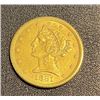 Image 1 : 1881 $5 Gold Liberty Coin