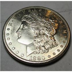 1880 s BU PL Morgan Silver Dollar