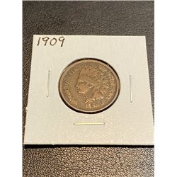 1909 Indian Head Cent - G-VG Grade