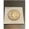 Image 1 : 1938 S VF-XF Grade Washington Quarter