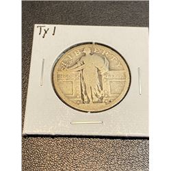 1917 T-1 Standing Liberty Quarter