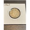 Image 1 : 1867 III Cent Nickel - XF Grade