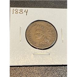 1884 XF-AU Grade Indian Head Cent