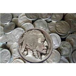 1000 pcs. NO DATE Buffalo Nickels