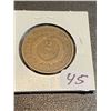 Image 2 : 1868 VF-XF Grade 2 Cent Coin