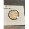Image 1 : 1853 W/ Arrows Seated Liberty Half Dime XF AU
