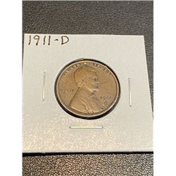 1911 D Lincoln Wheat Cent