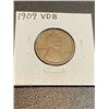 Image 1 : 1909 VDB Lincoln Wheat Cent F-VF Grade