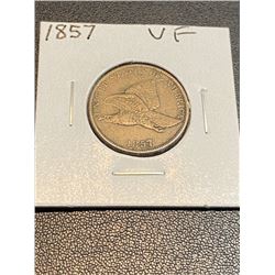 1857 Flying Eagle Cent VF Grade