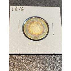 1876 Seated Liberty Dime