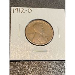 1912 D Lincoln Wheat Cent