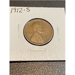 1912 S Lincoln Wheat Cent