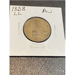 1858 Flying Eagle Large Letters Cent