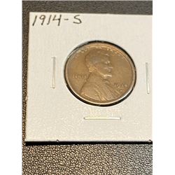 1914 S Lincoln Wheat Cent