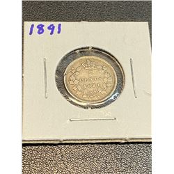 1891 Canadian 5 Cents