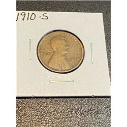 1910 s Lincoln Wheat Cent