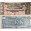 Image 1 : 1864 Confederate States $10 Currency