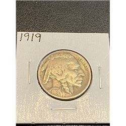 1919 Full Date Buffalo Nickel