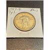 Image 1 : 1917 D TYPE 1 AU Grade Stanidng Liberty 25c