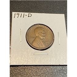 1911 D Lincoln Wheat Cent